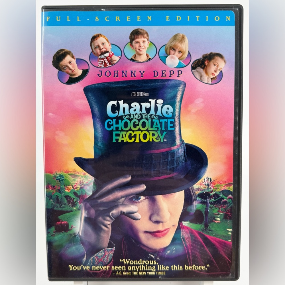 Charlie and the Chocolate Factory on DVD.